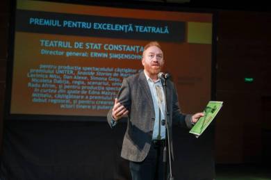Teatrul de Stat Constanța, premiat la Gala revistei culturale „Rinocerul”